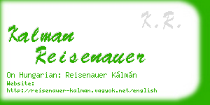 kalman reisenauer business card